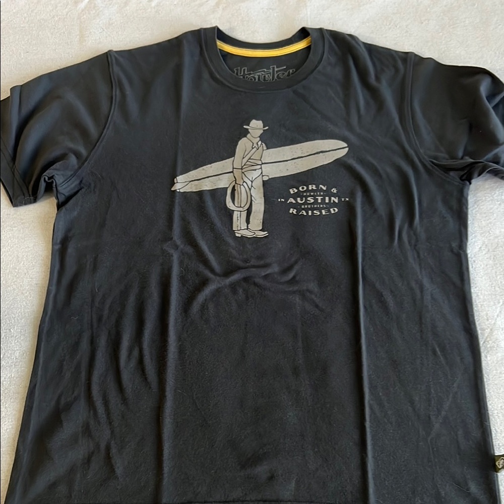 Howler Brothers Black Short Sleeve Tee Minimalist Graphic
